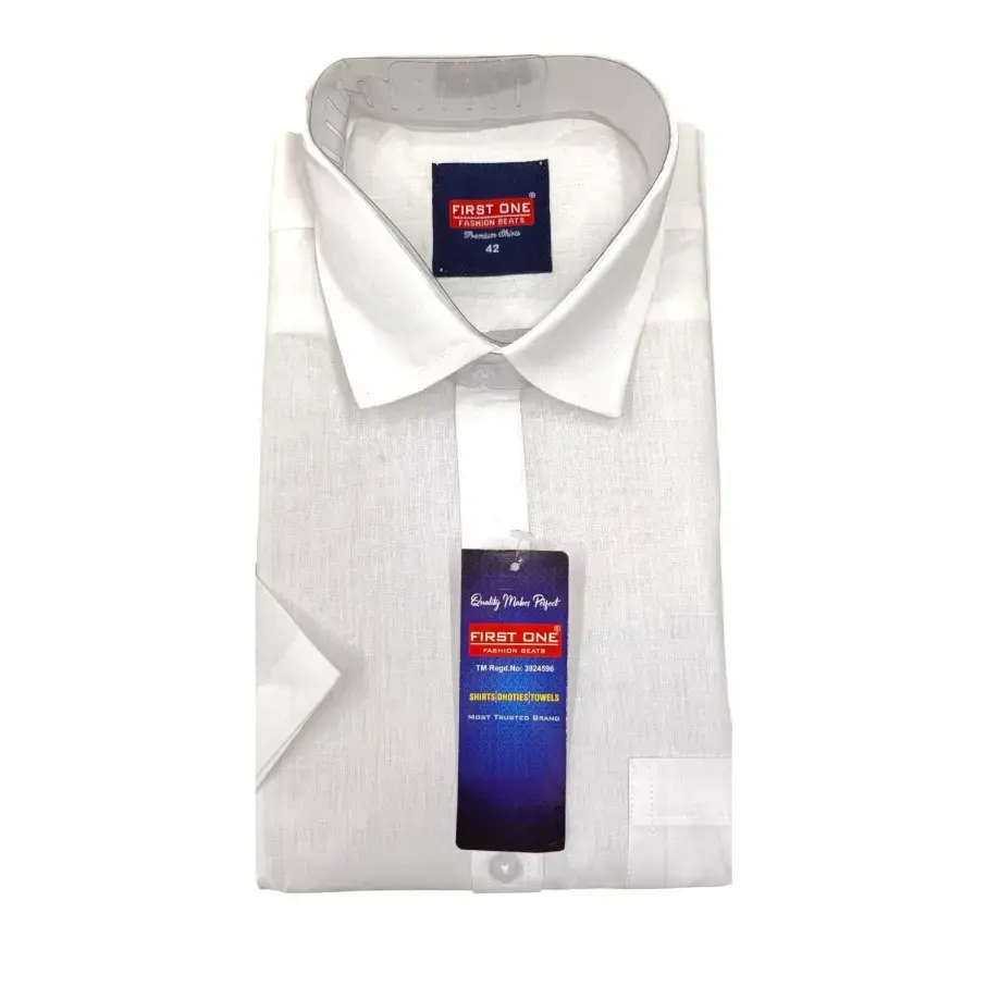 PACK OF MONO WHITE SHIRT 36 Half Sleeve