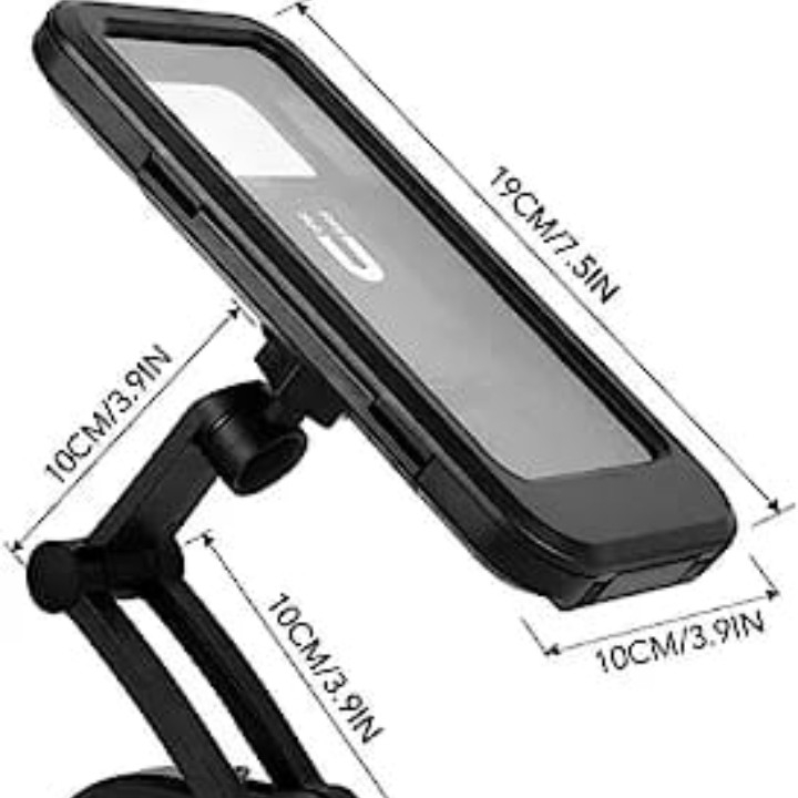 Bike Phone Mount Waterproof Cell Phone Holder 360 Rotation Motorcycle Phone  Case Bike