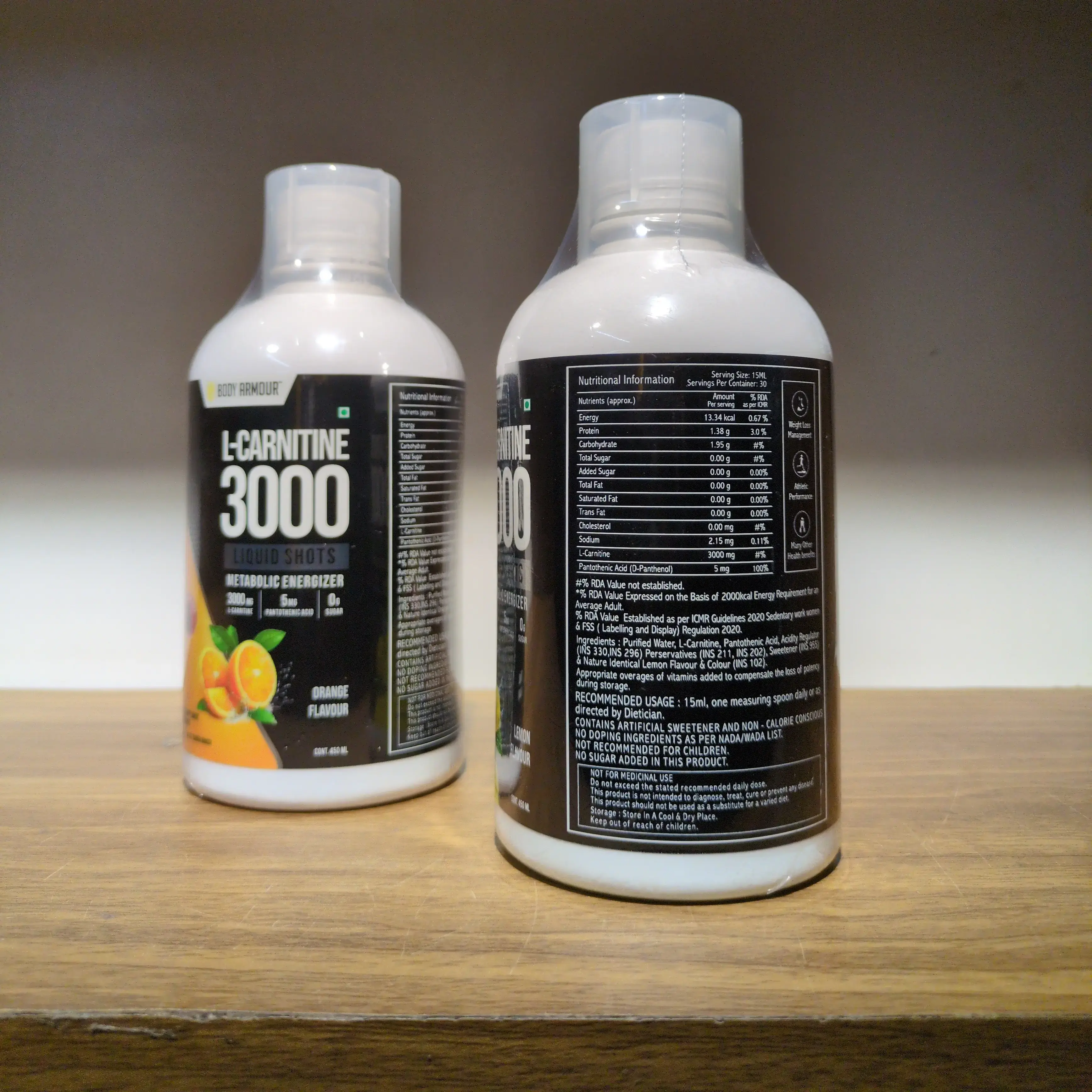 Buy Body armour liquid L curnitine 3000mg online at best price | S S  NUTRITION
