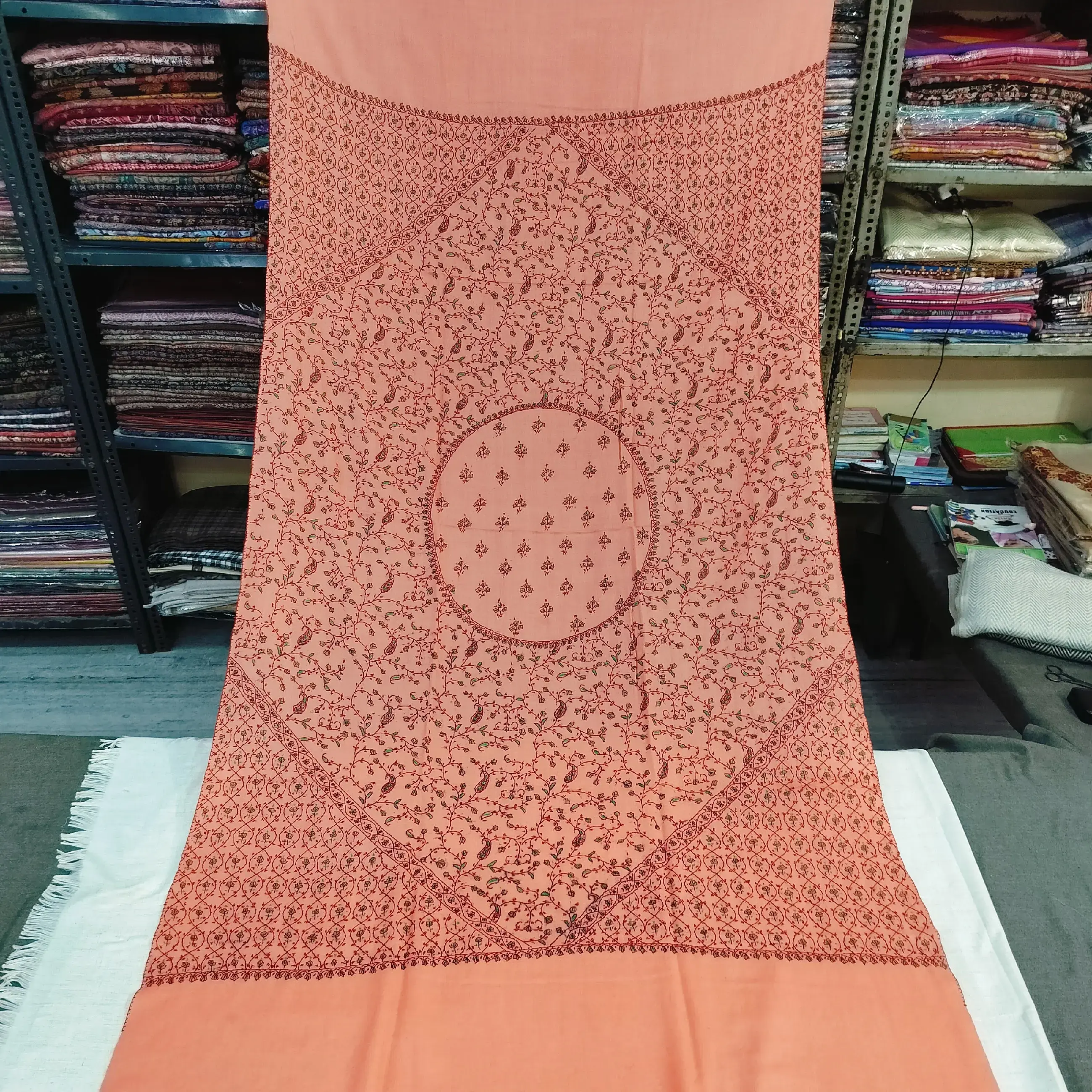 Wedding Wear Handmade Tosha Designer Shawl