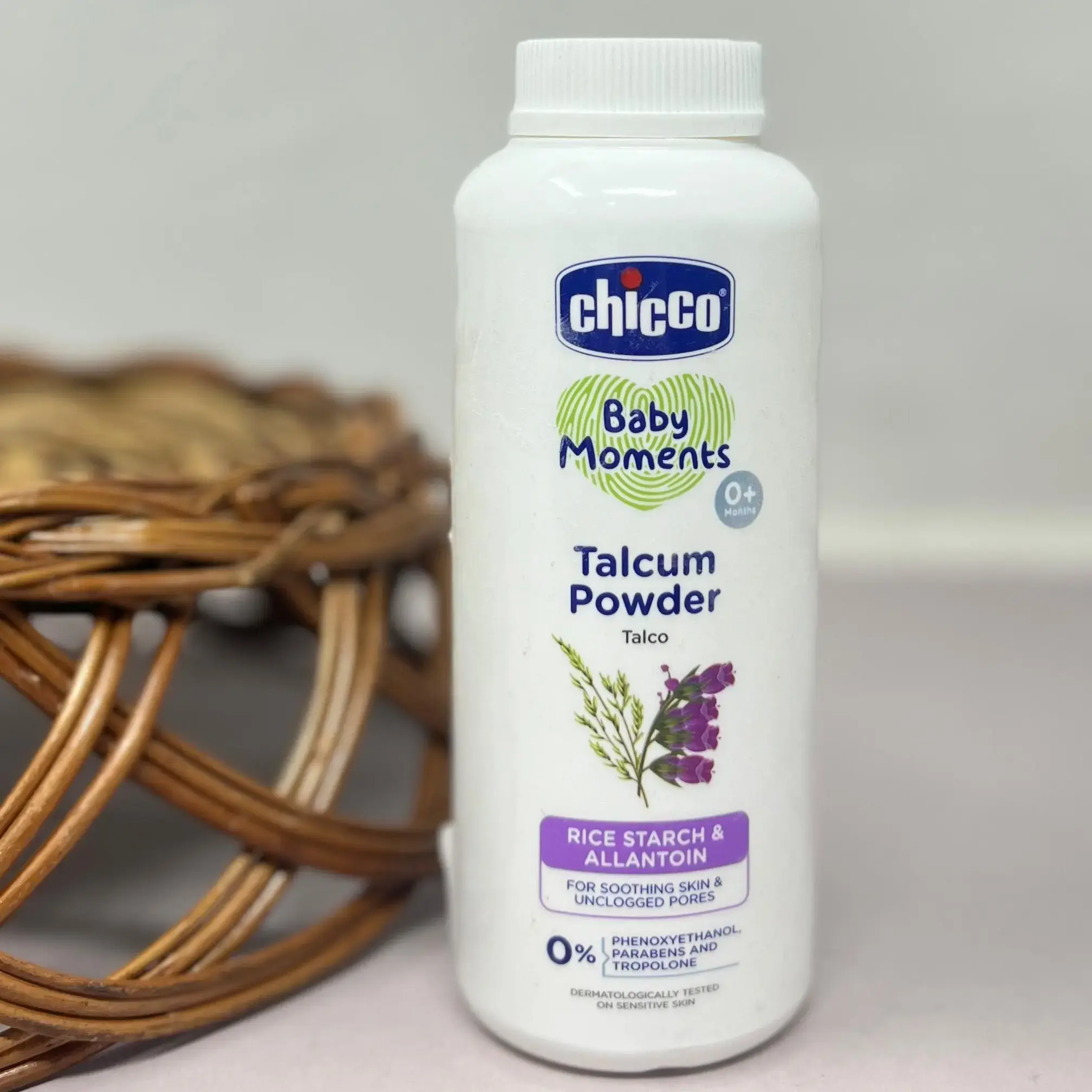 Buy Chicco Baby Talcum Powder with Rice Starch Allantion