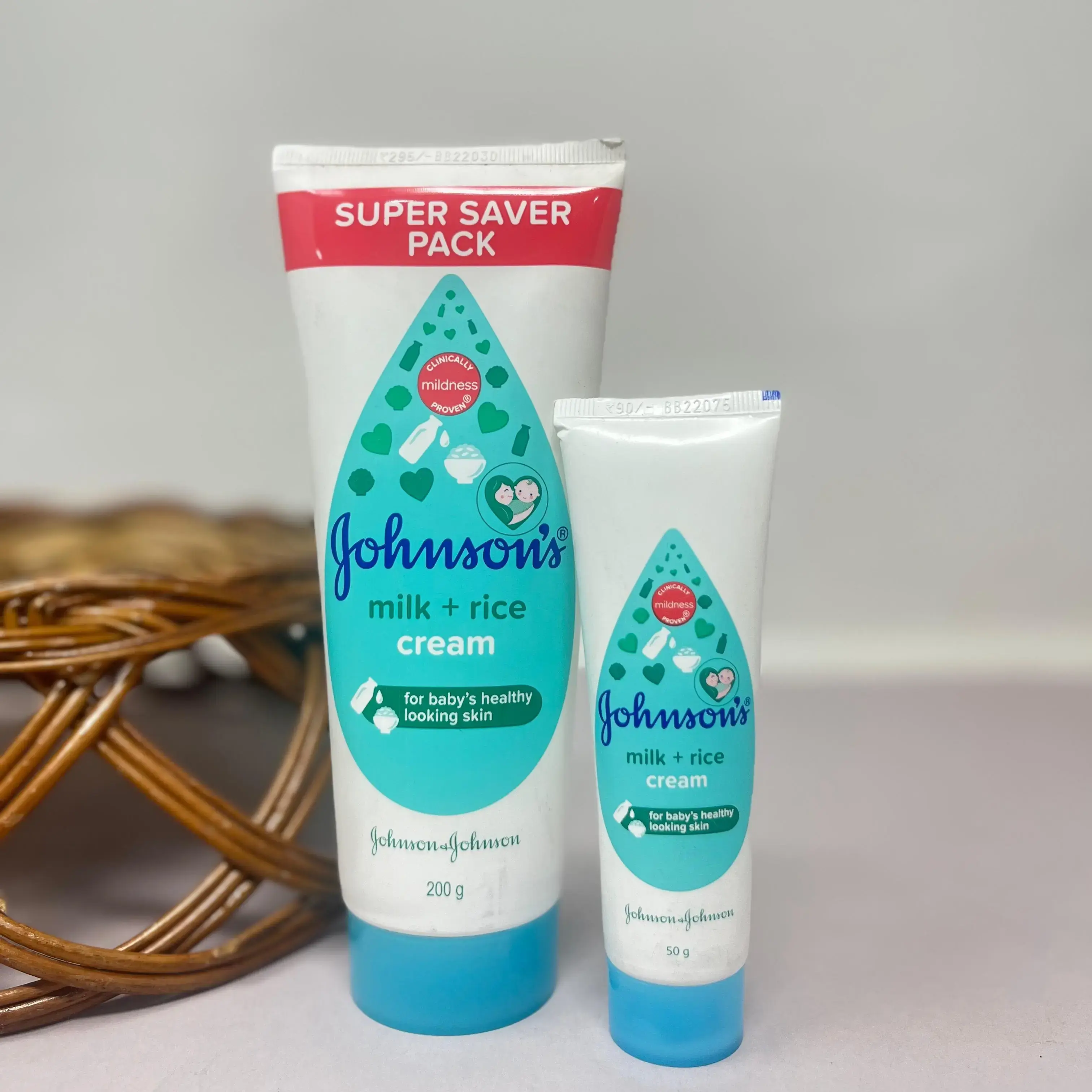 Johnson's Baby Milk Rice Cream 200GM