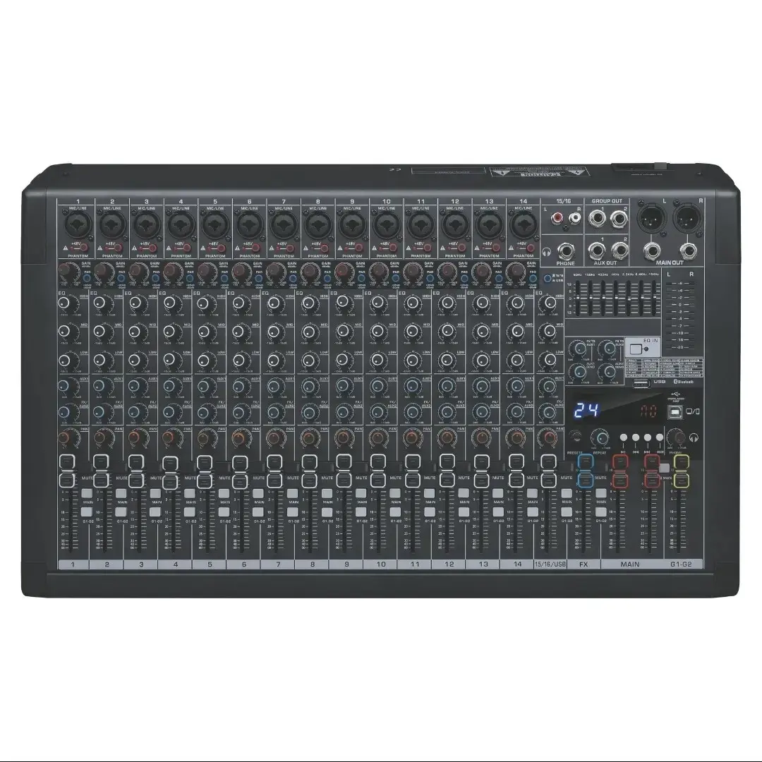 Audiotone RA-16, Audio Mixer, Professional Sound Mixer, DJ Mixer, Studio Audio Mixer, Best Audio Mixer