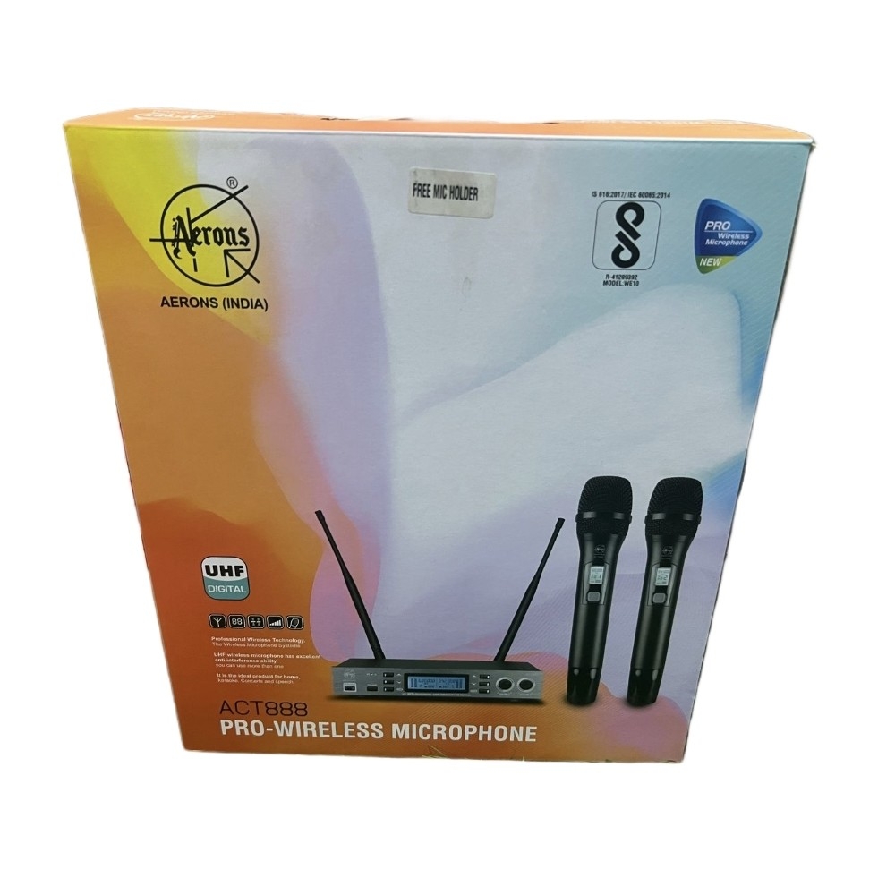 Aerons ACT 888 - 1 Aerons wireless microphone,best wireless microphone,best microphone for live event