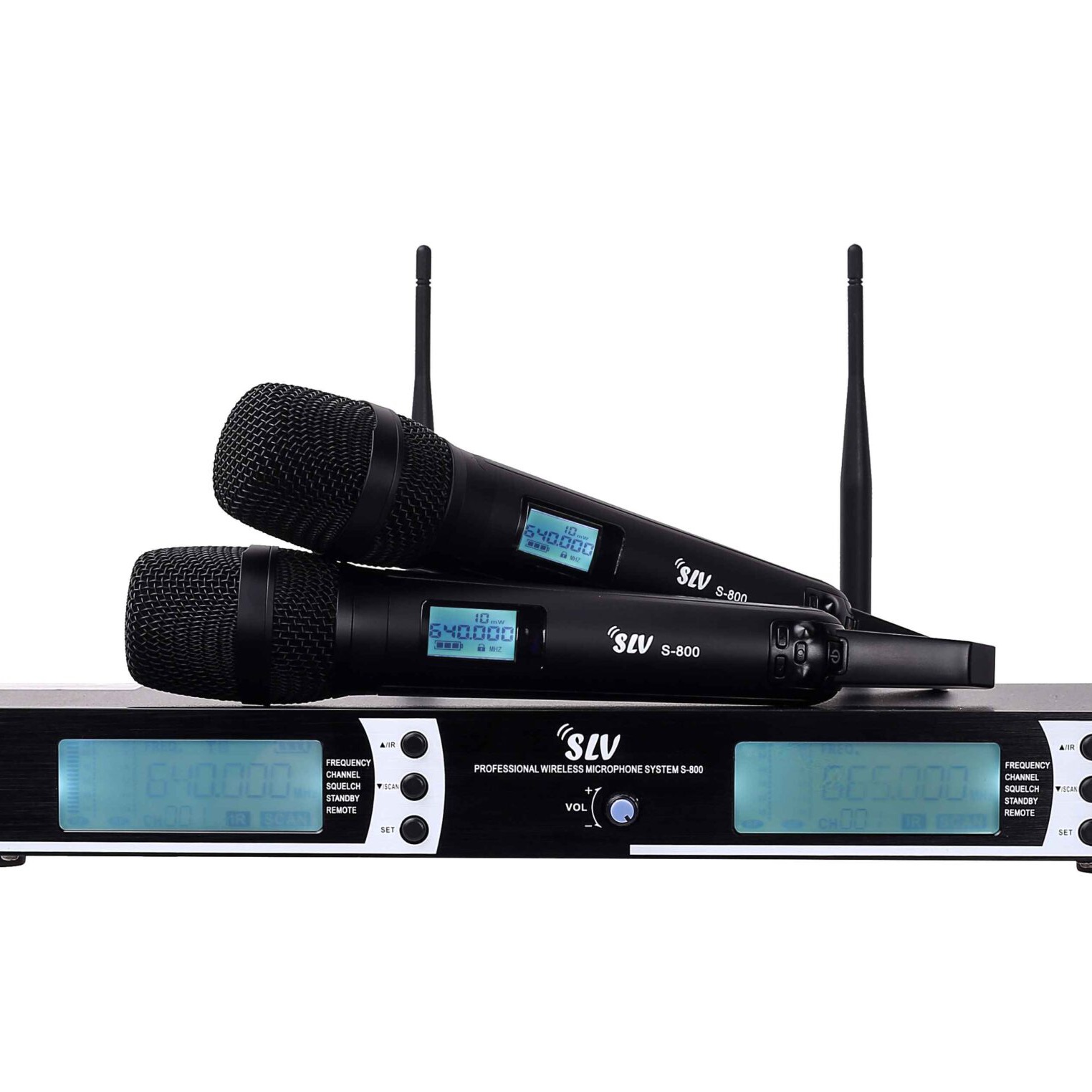 S-800 Dual Handheld Wireless Microphone - 1