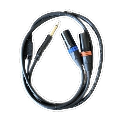 Soundbite 1.5mtr Duat XLR Male To P38(6.5mm) - 1