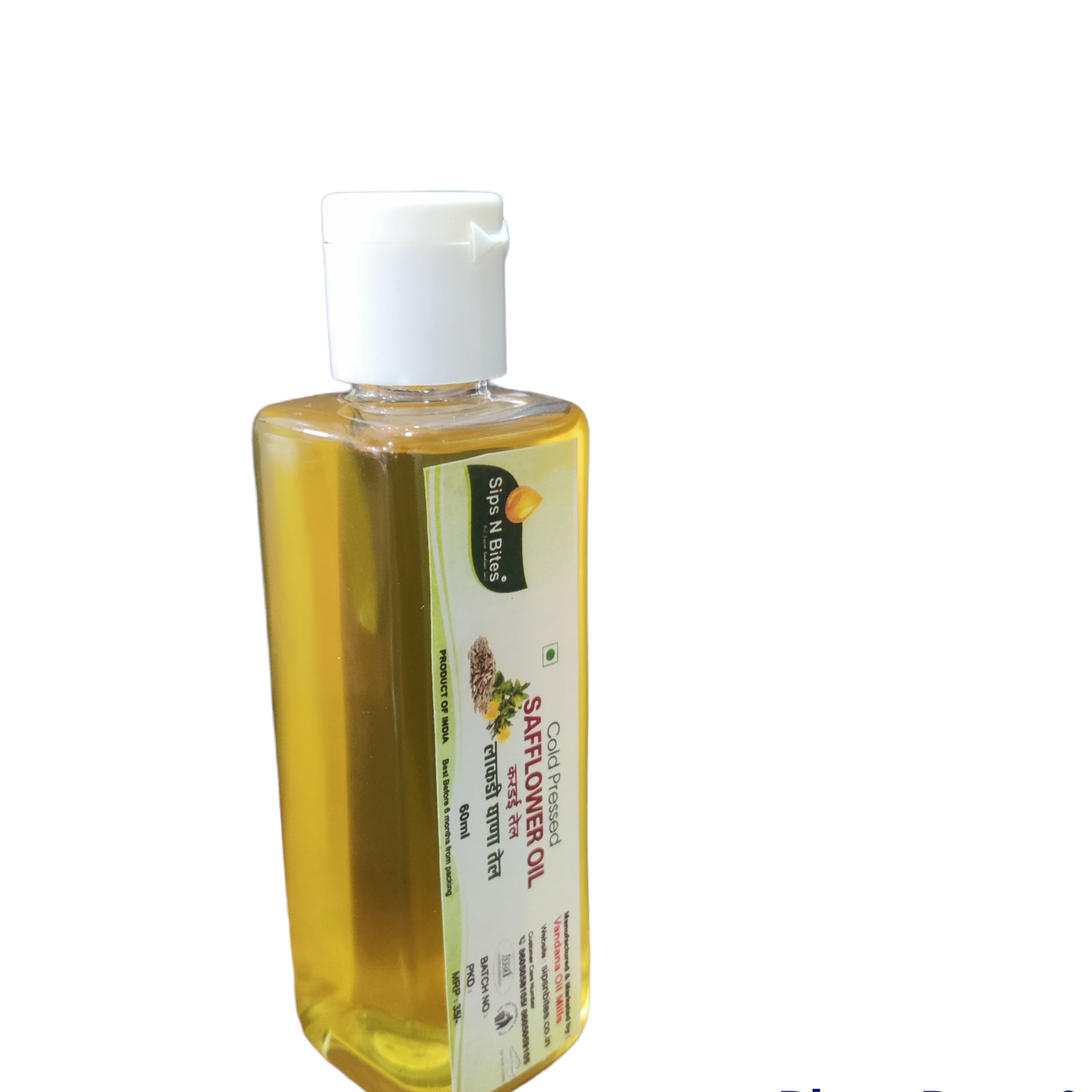 Order Safflower Oil 100 ml ( Chota Pack ) Online From Vandana Oil Mills