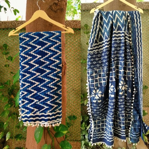 Buy Indigo Mulcotton 07 online at best price | Cottage Studio
