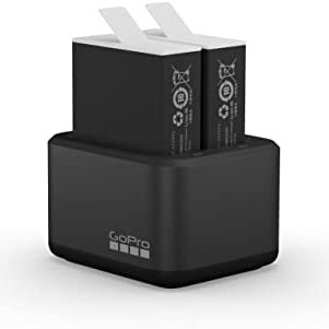 GoPro Dual Battery Charger Enduro Battery (HERO10 Black/HERO9  Black/HERO11 Bla