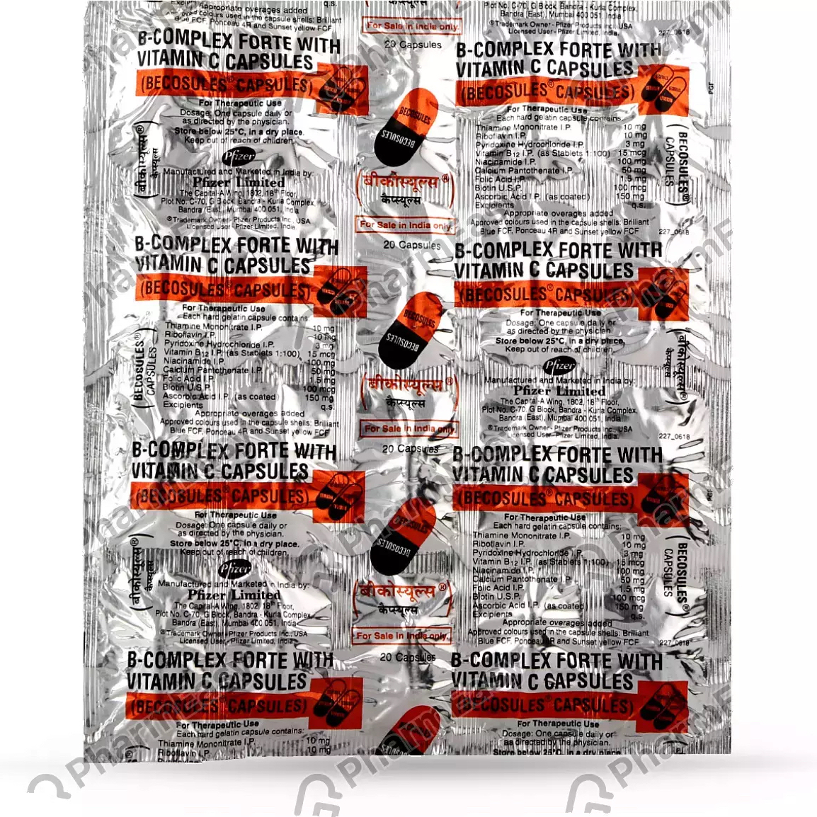 BECOSULE CAPSULE Vitamin B Complex And Vitamin C, 47 OFF