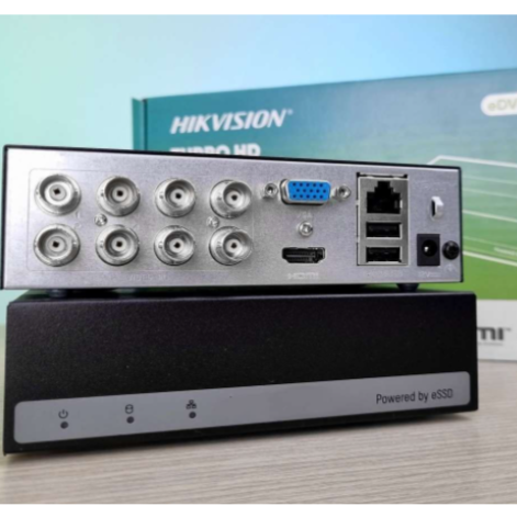 HIKVISION 8 Channel eDVR [ Built-in SSD Storage ] Compatible with Upto 2MP CCTV - 1