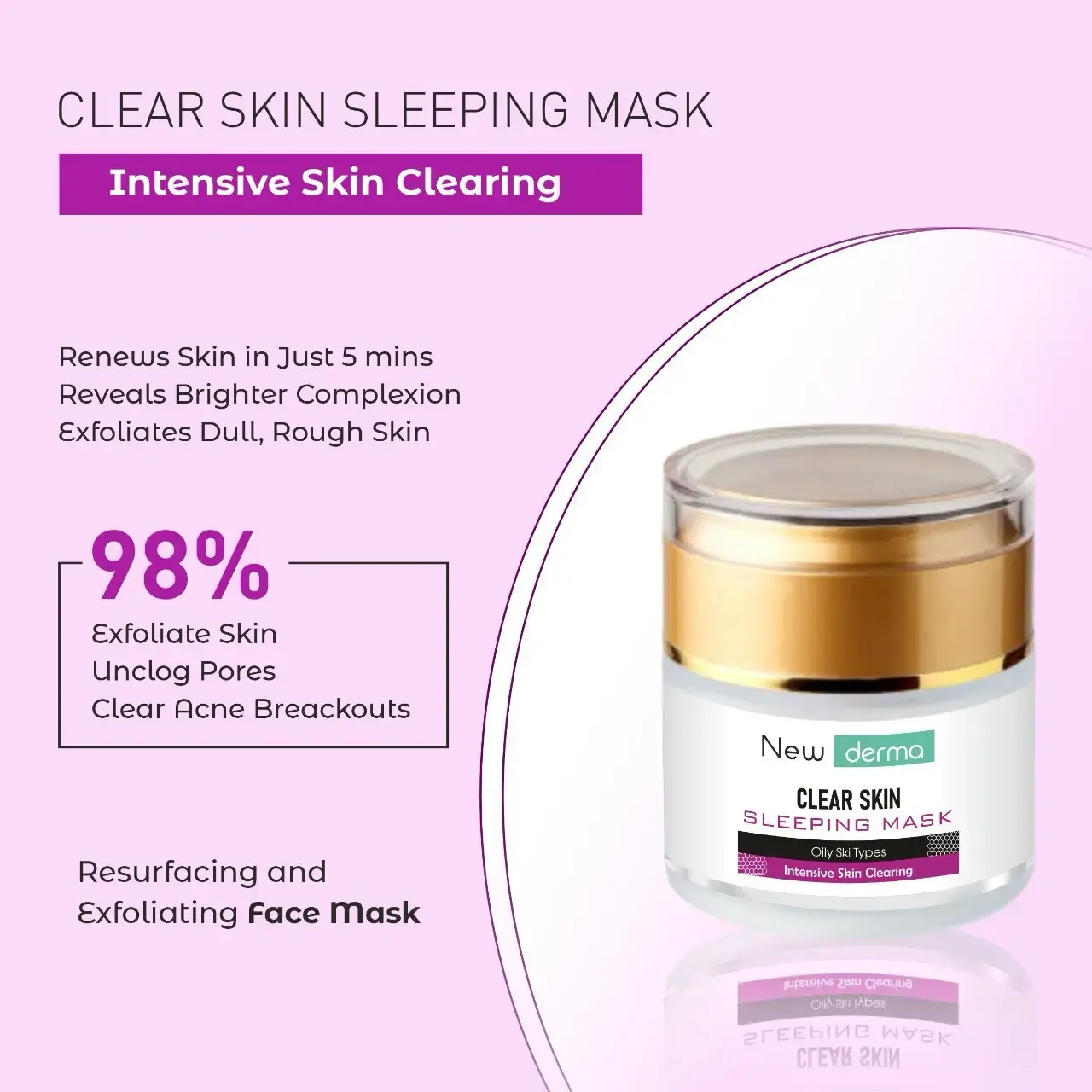 Buy Newderma clear skin sleeping masque
