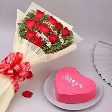 Sweet Harmony of Roses & Cake