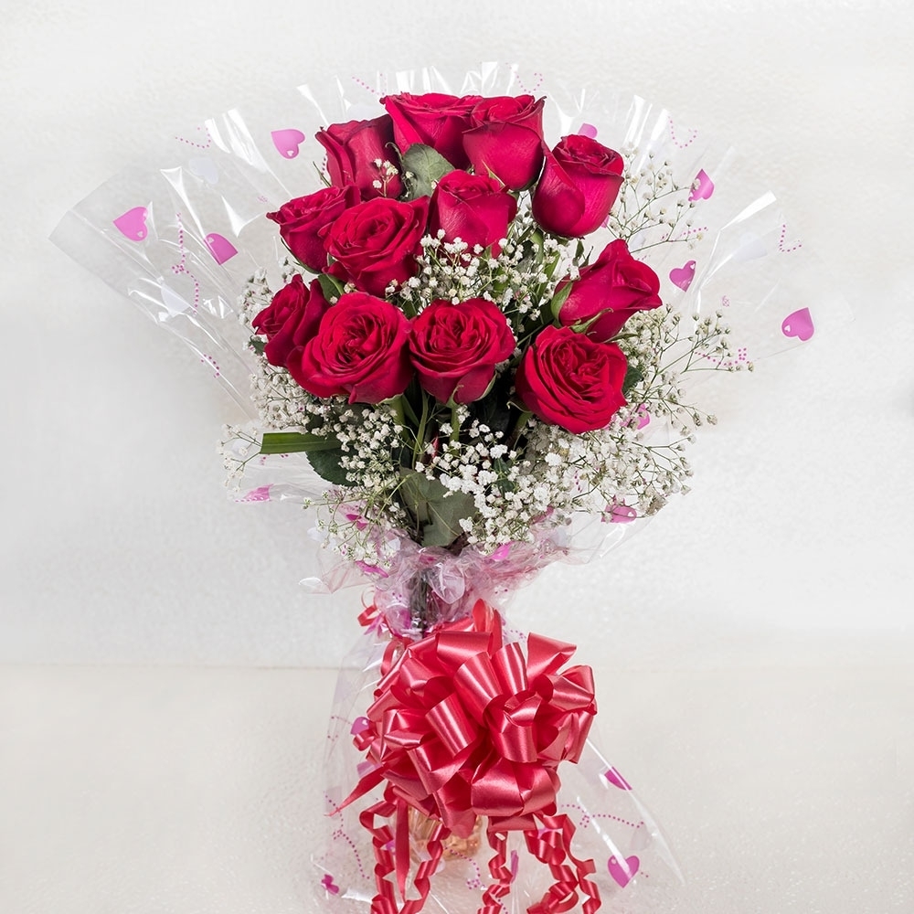 Perfect Love Red Rose Bunch
