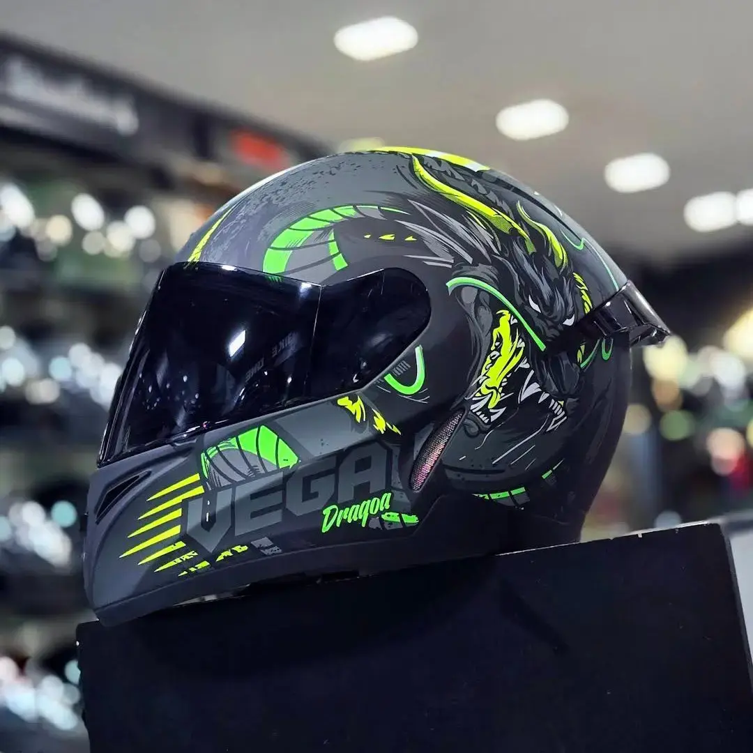 Buy Vega Helmet Blue Vega Bolt Zap Sonic Voyager Dragon Killer - Main Image