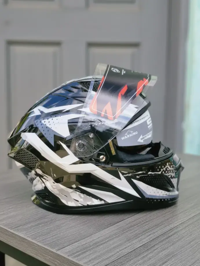 Buy Steelbird Sbh 25 Sharp albus spirit spiky sba20 helmet dual