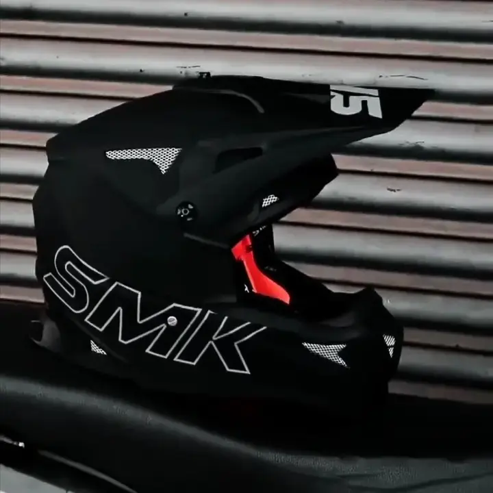 Buy Smk off road allterra x aces throttle matt black motocross