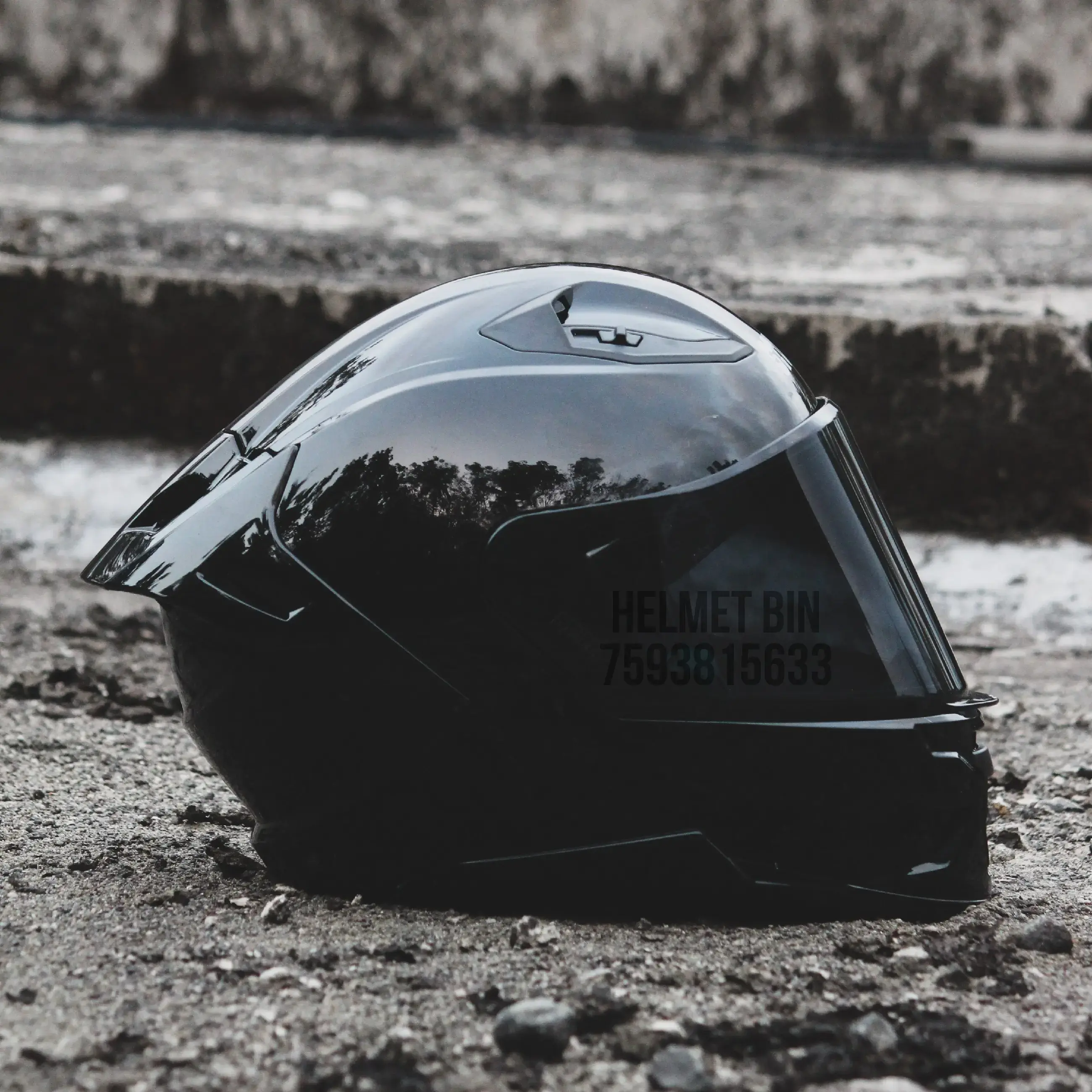 Buy studds helmet Drifter raider helios thunder black glossy