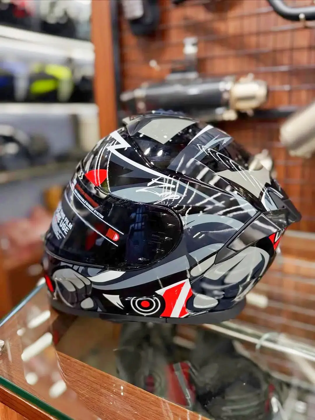 Charisma  Body＆Spots Sonic Vega Sonic Trigger ISI Certified Gloss Finish Full Face Helmet for