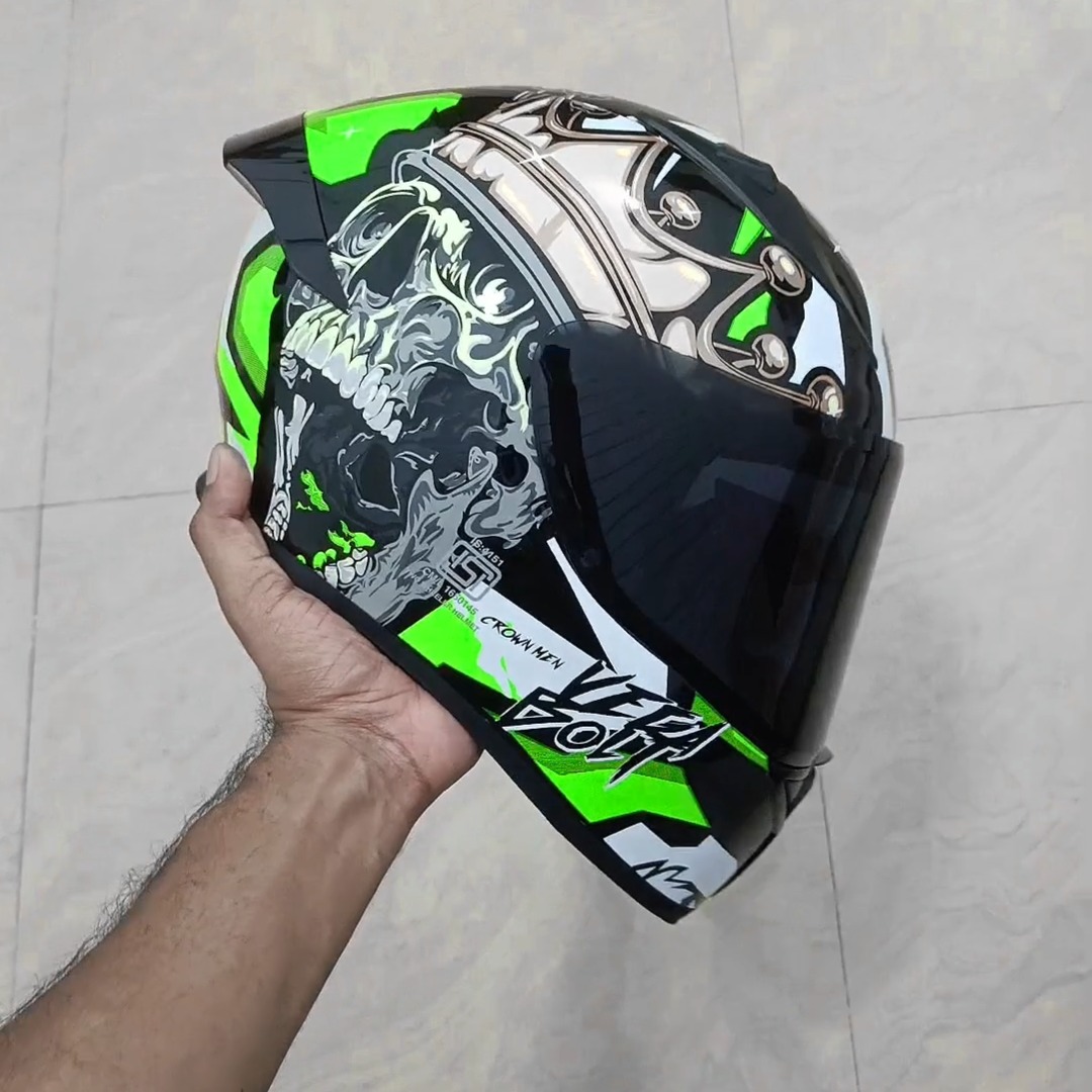 Studds Ninja Vega Helmets Visor Bike Helmet Ninja Green Helmet Buy