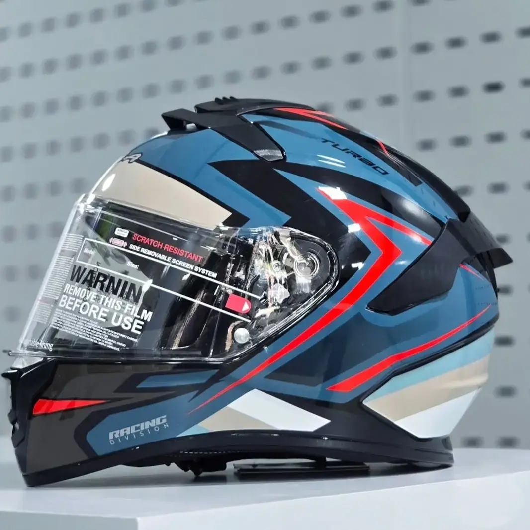 Buy Vega turbo flex squad bolt sonic zap blue helmet online at