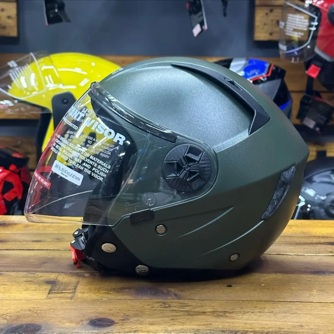 Studds Helmet For Half Helmet Bike Buy Studds Open Face Helmet