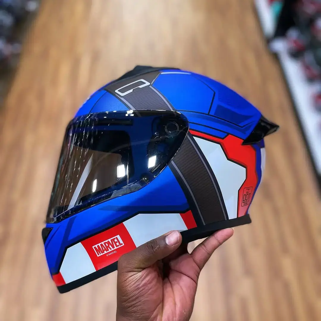 Vega Bolt Marvel Captain America Hulk Spiderman Thor black Panther Zap  Sonic helmet Small