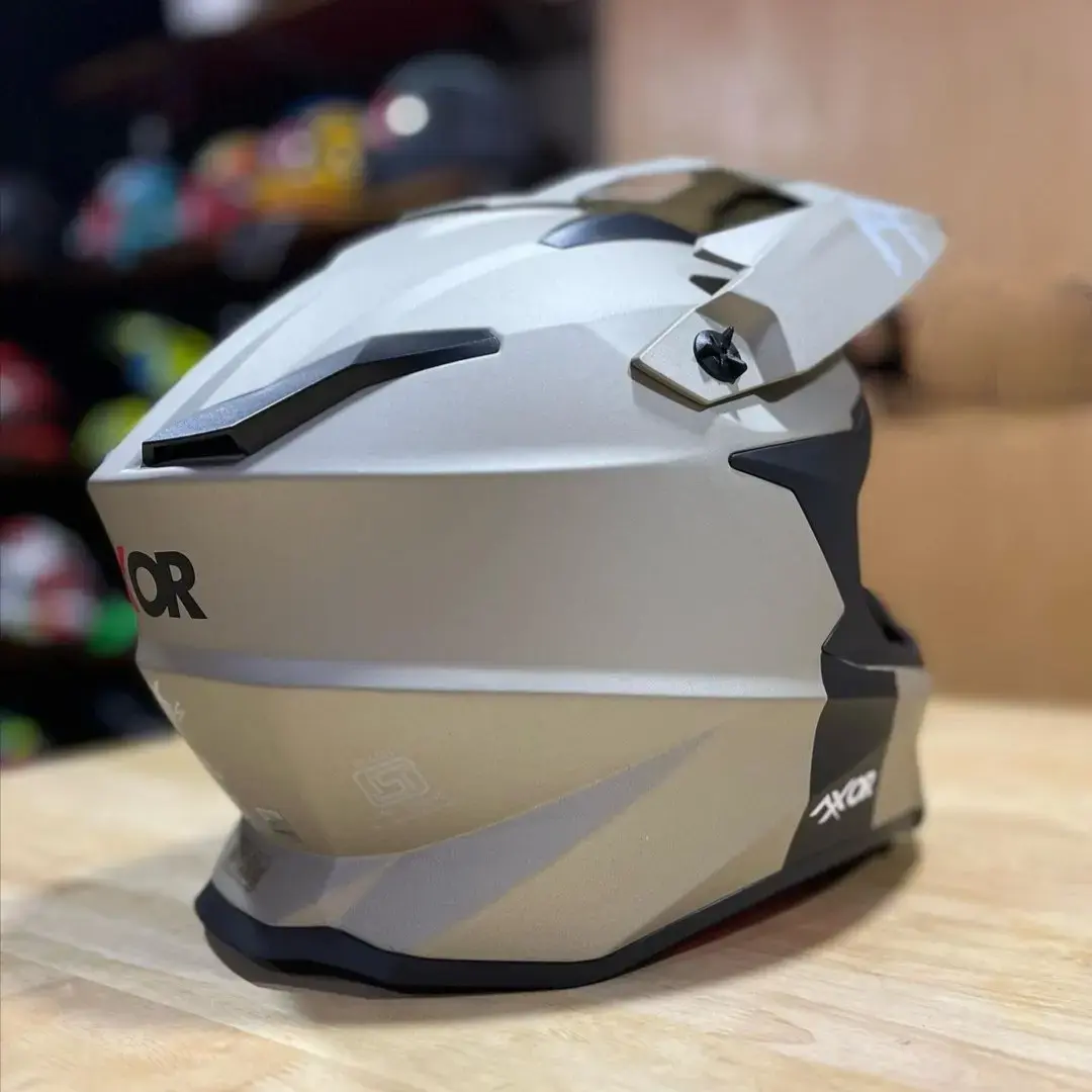 Buy Axor motocross helmet x cross x1 flash offroad nickel online