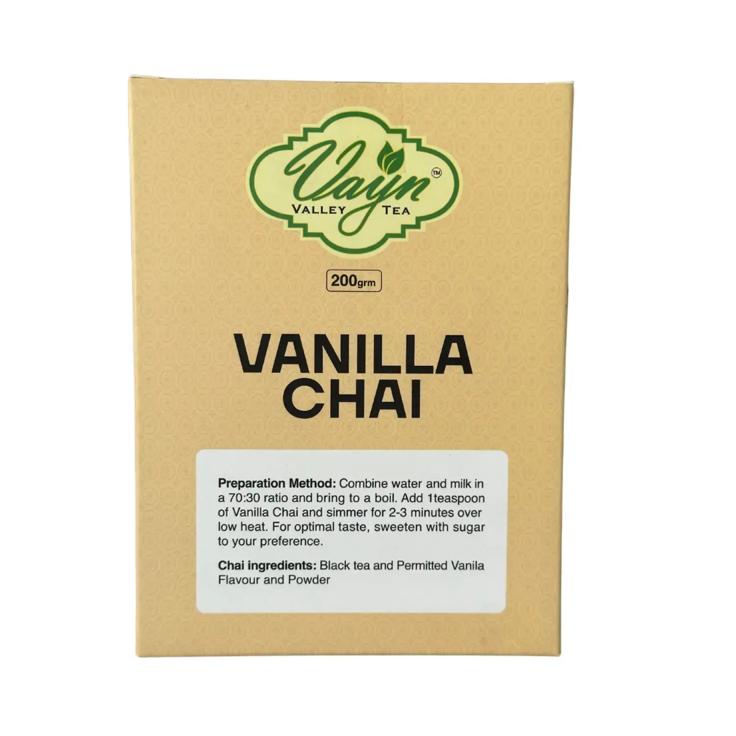 Buy Vanilla Tea 200 gm online at best price C j farms&Agritech®️