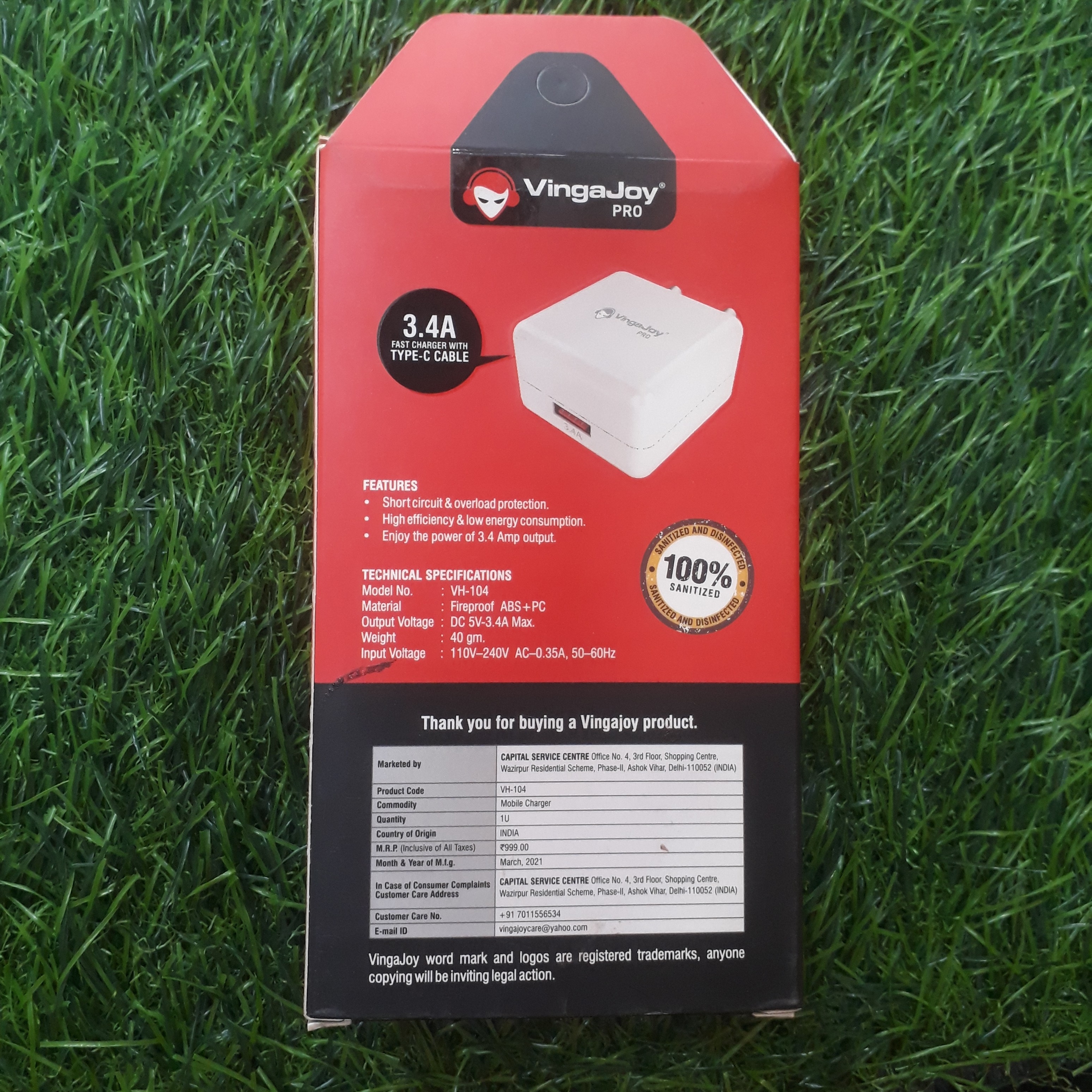 Buy MASTER POWER CHARGER WITH TYPE-C CABLE A FAST CHARGER