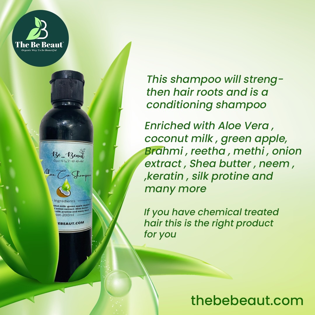 Aloe -Co Shampoo (keratin & silk protine) 200ml