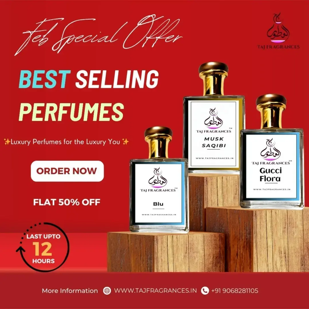 Combo Pack Of Luxury Perfume Men And Women Musk Saqibi
