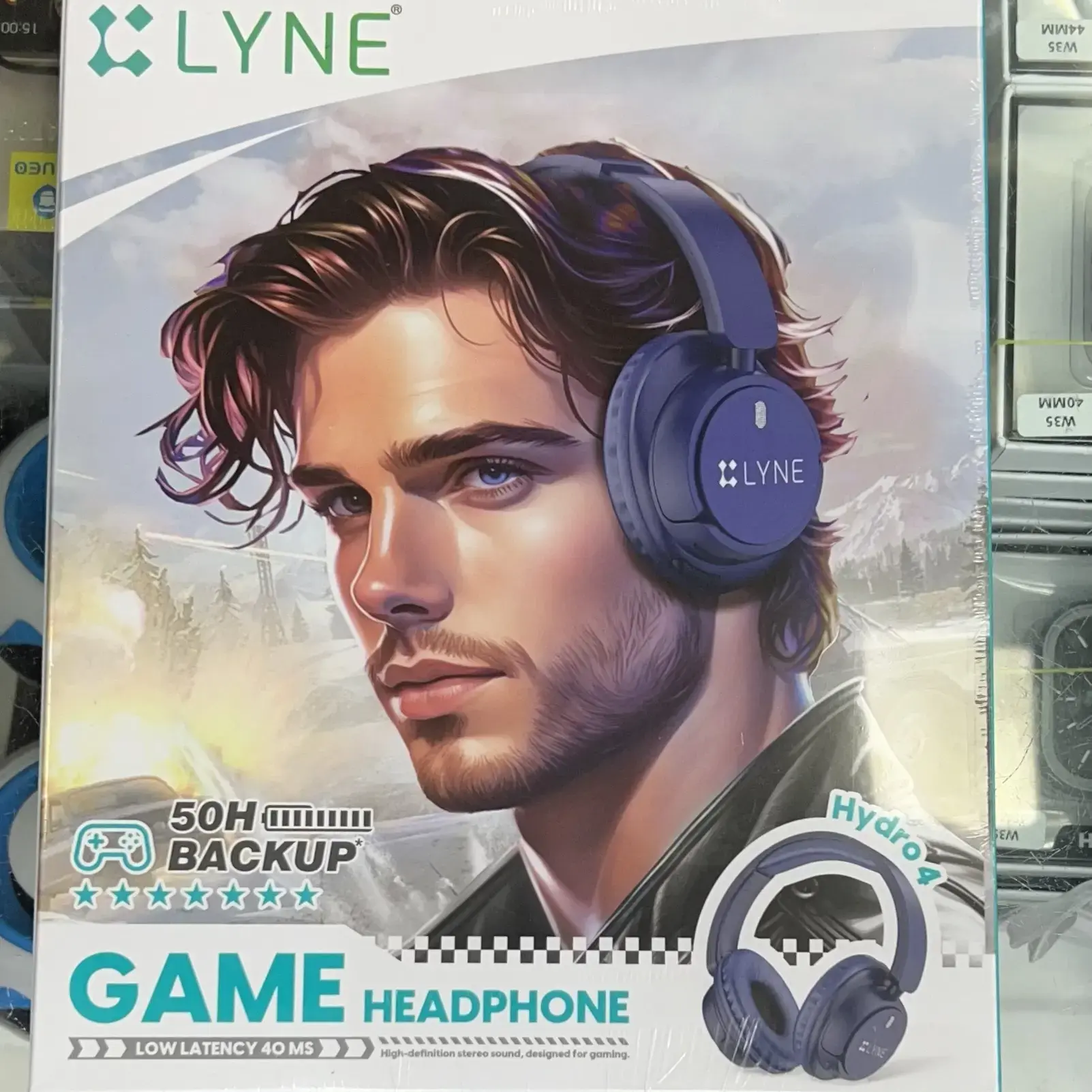 Lyne Hydro 4 Game Headphone 50hrs Backup - 1
