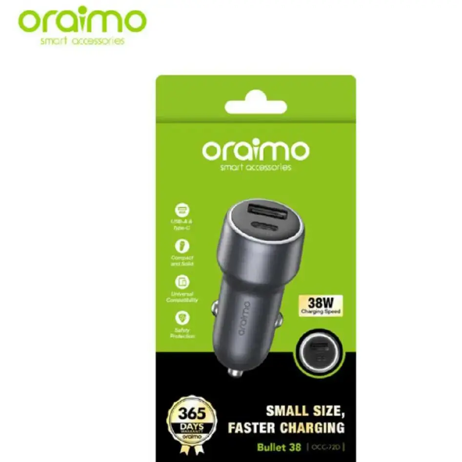 Oraimo Car Charger 38W OCC-72D - 1