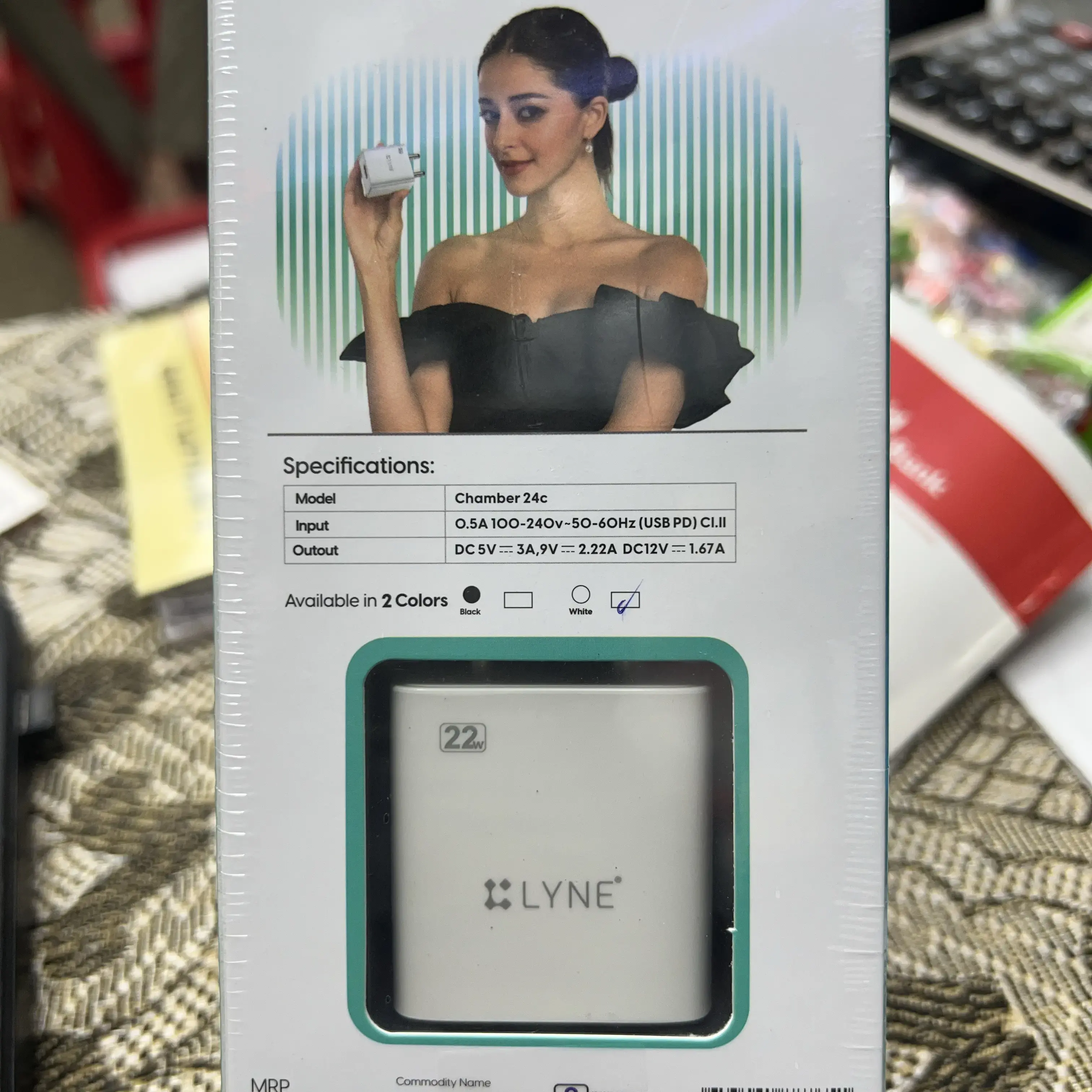 Lyne Chamber 24C - 22W  With Type C Cable - 1
