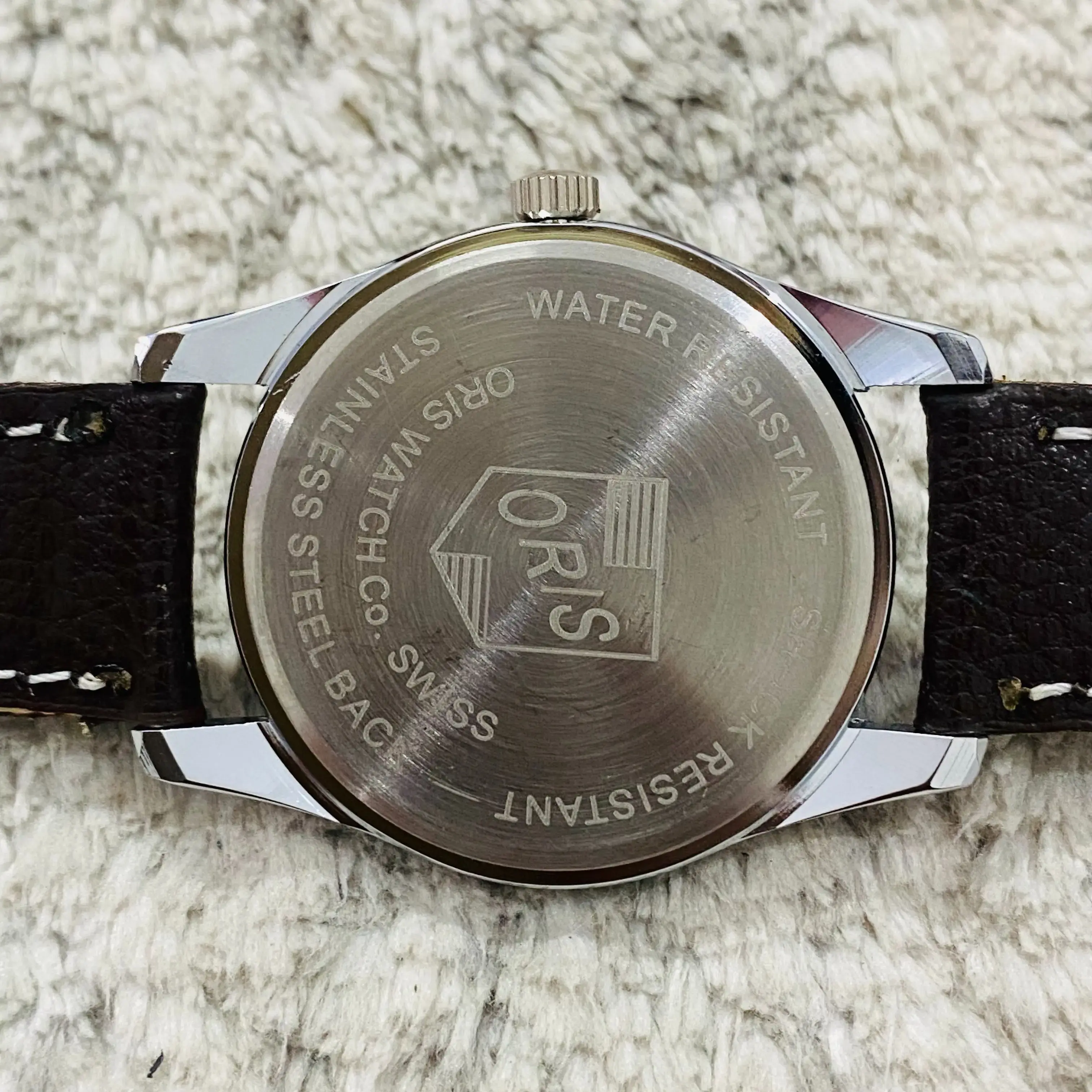 Buy Vintage MOD Oris ST-96 FHF Hand Winding 17Jewels Black Dial
