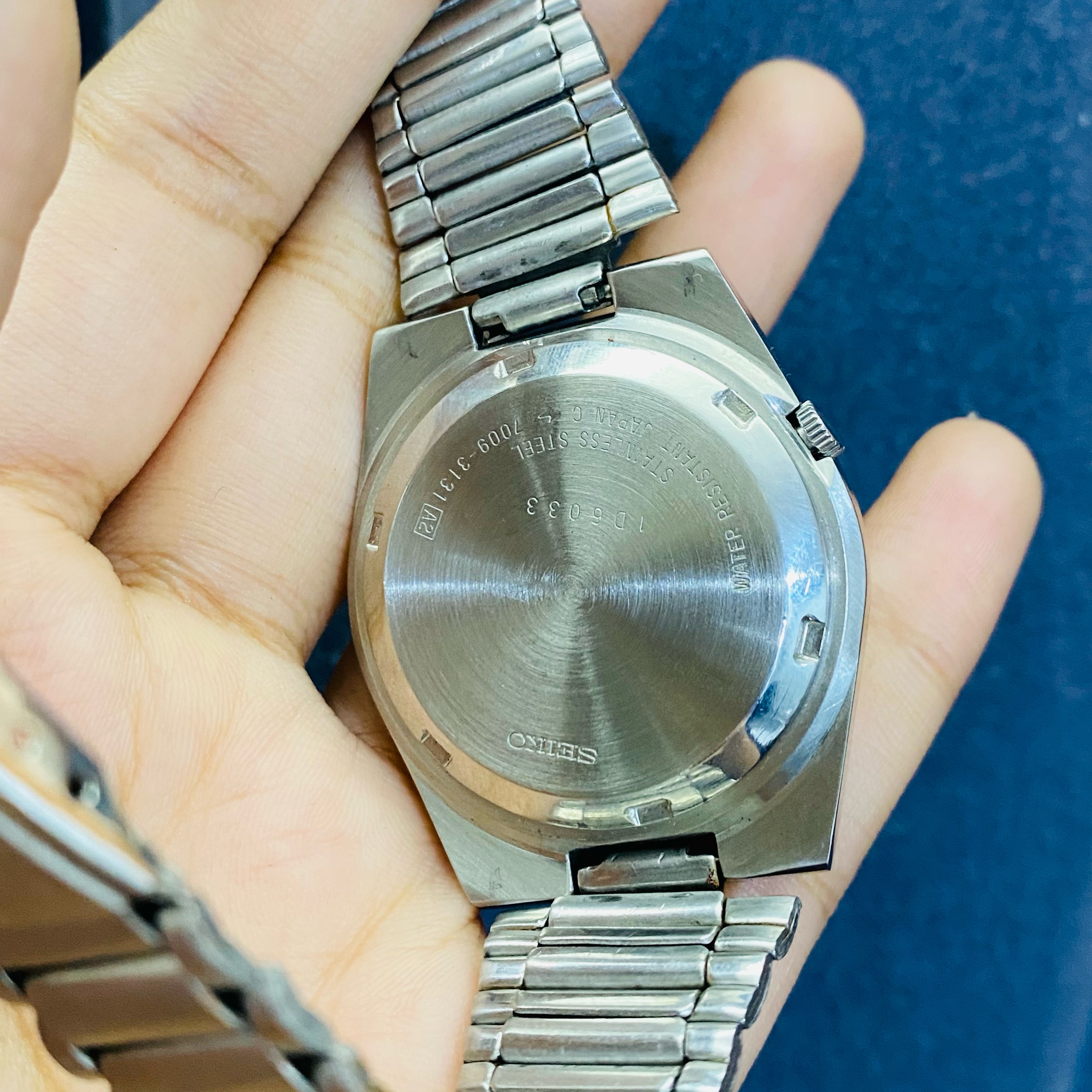 Vintage Seiko Case Back Seiko Watch Manufacture Date 45GS 45KS