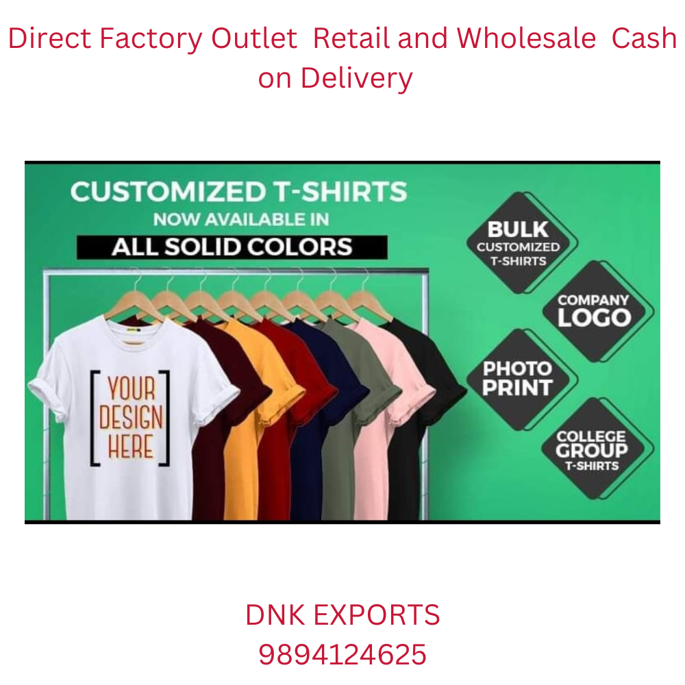 Round Neck Bulk Order T Shirts Cheap Customized 100% Cotton Unisex