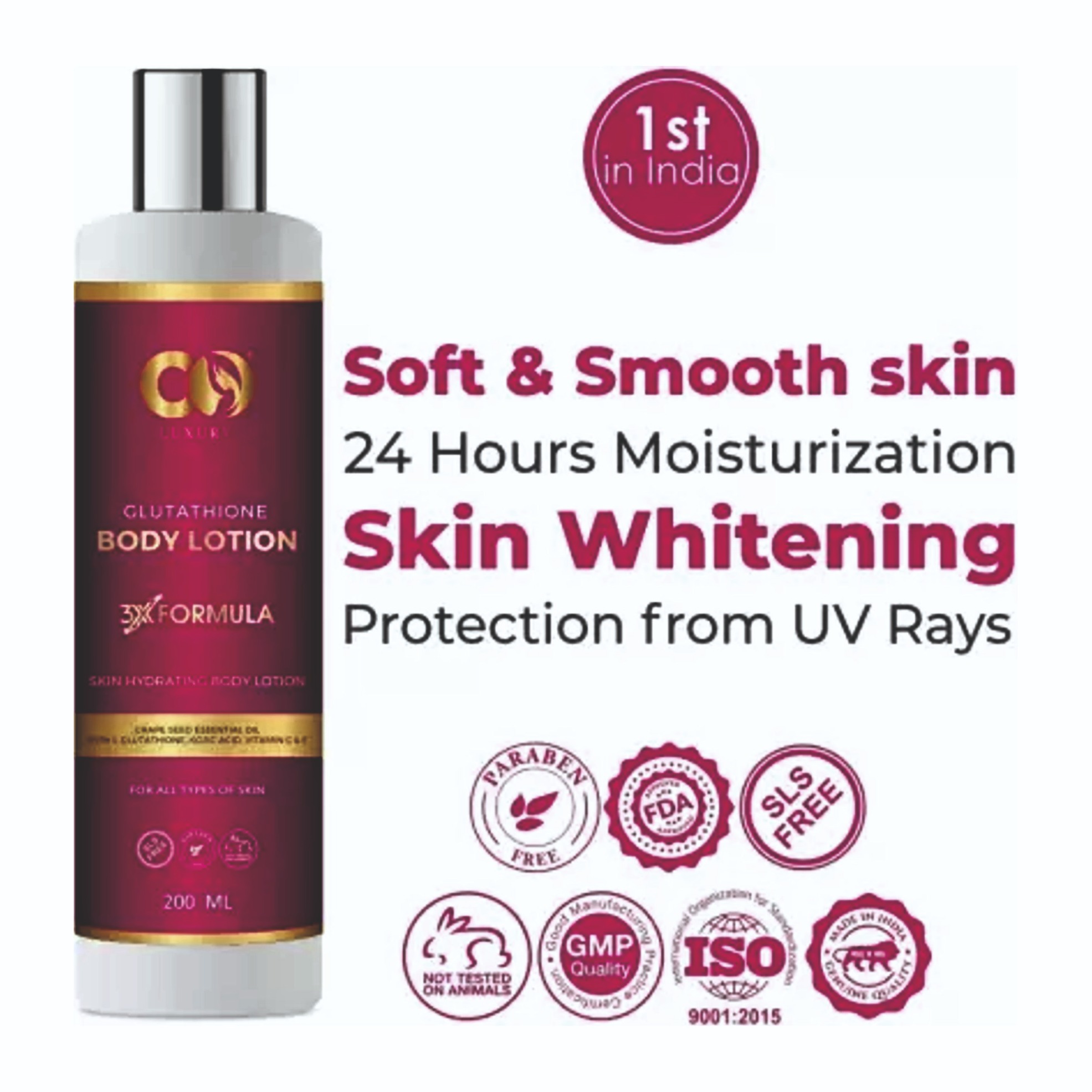 Buy Luxury Glutathione Body Lotion online at best price | U and I Medicine  Point