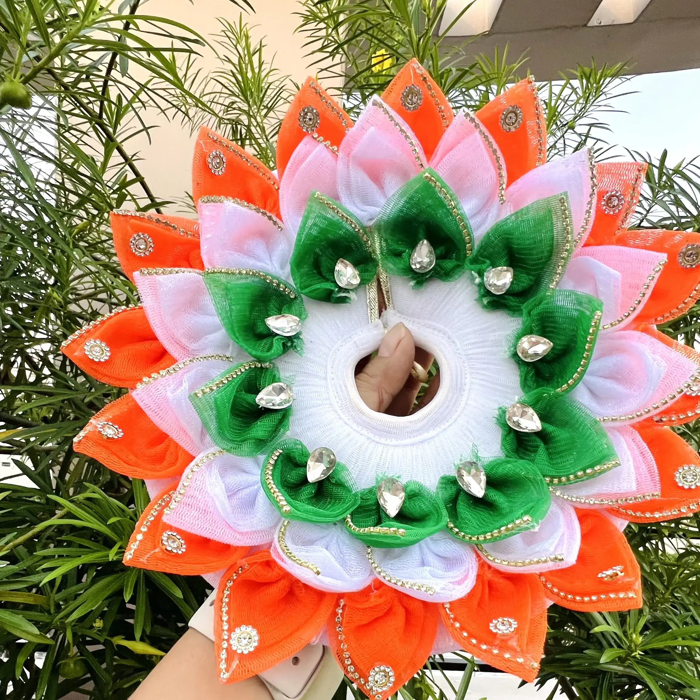 Buy Tricolour poshak with pagdi online at best price Pitari by