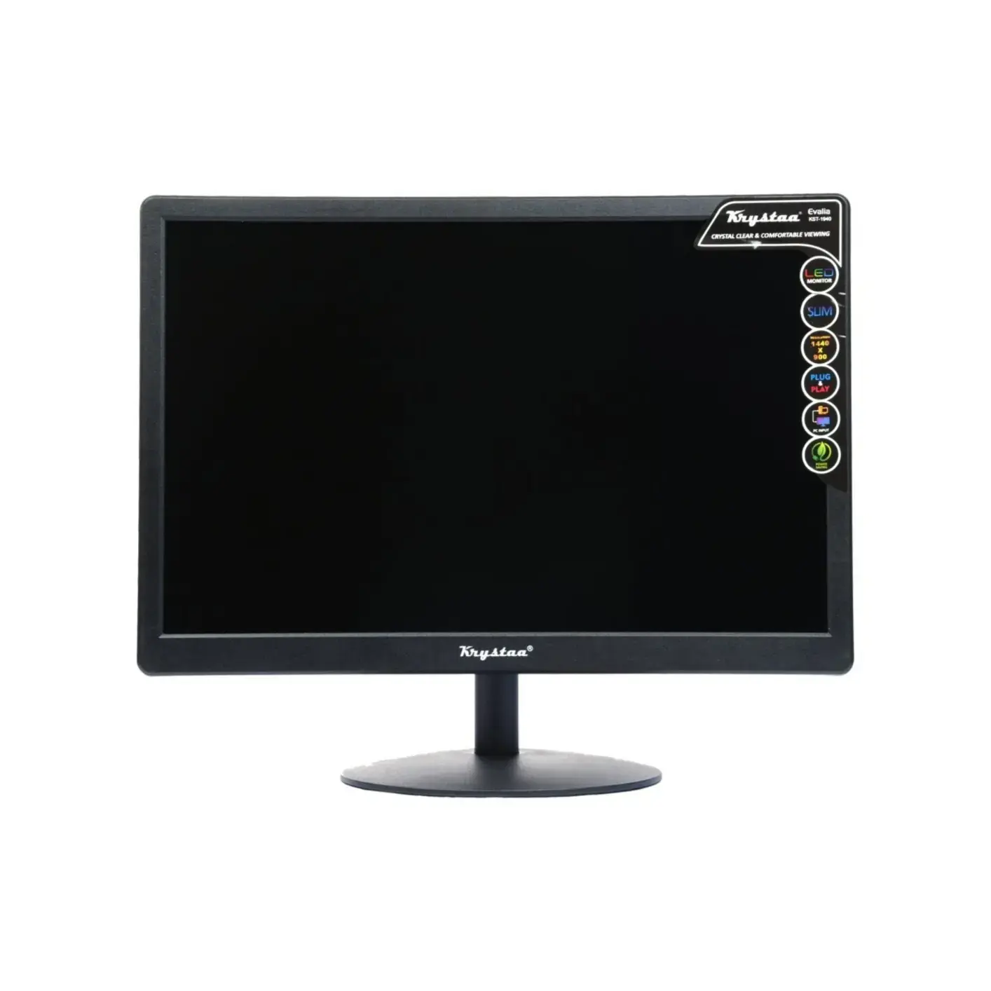 KRYSTAA KST-1940 VGA 19inch HD LED Backlit TN Panel Monitor