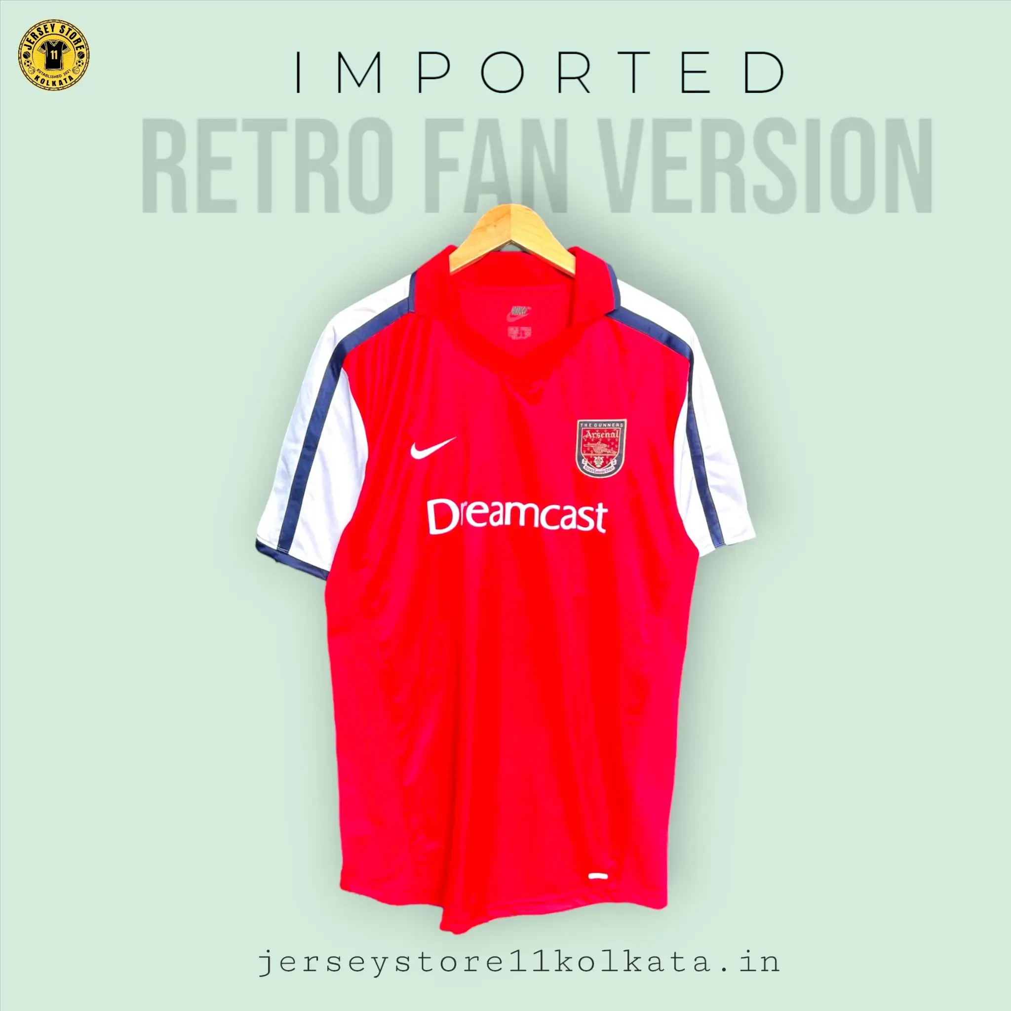 Buy ARSENAL 00/01 HOME KIT (IMPORTED RETRO FAN VERSION) online at 