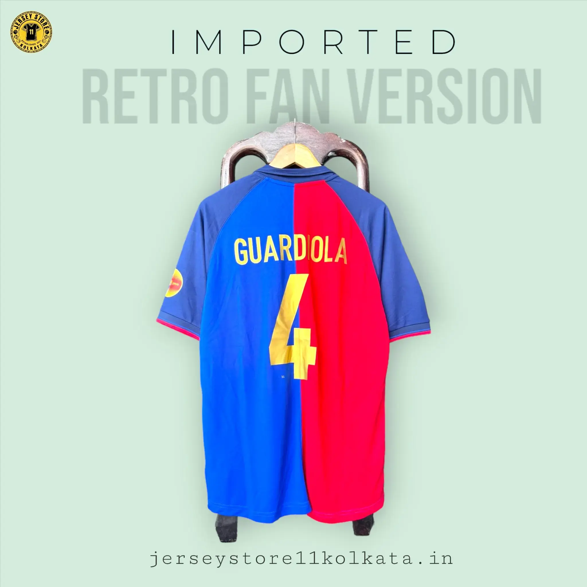 Buy FC BARCELONA 99/00 HOME KIT IMPORTED RETRO FAN VERSION