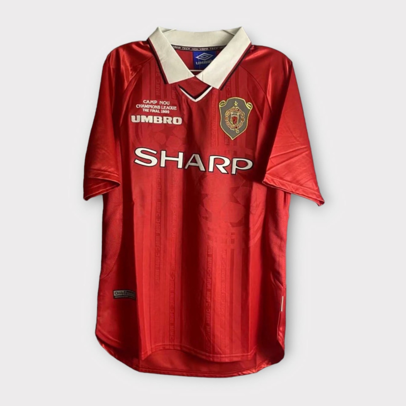 Buy MANCHESTER UNITED 1999 HOME KIT RETRO (FAN VERSION) online at 