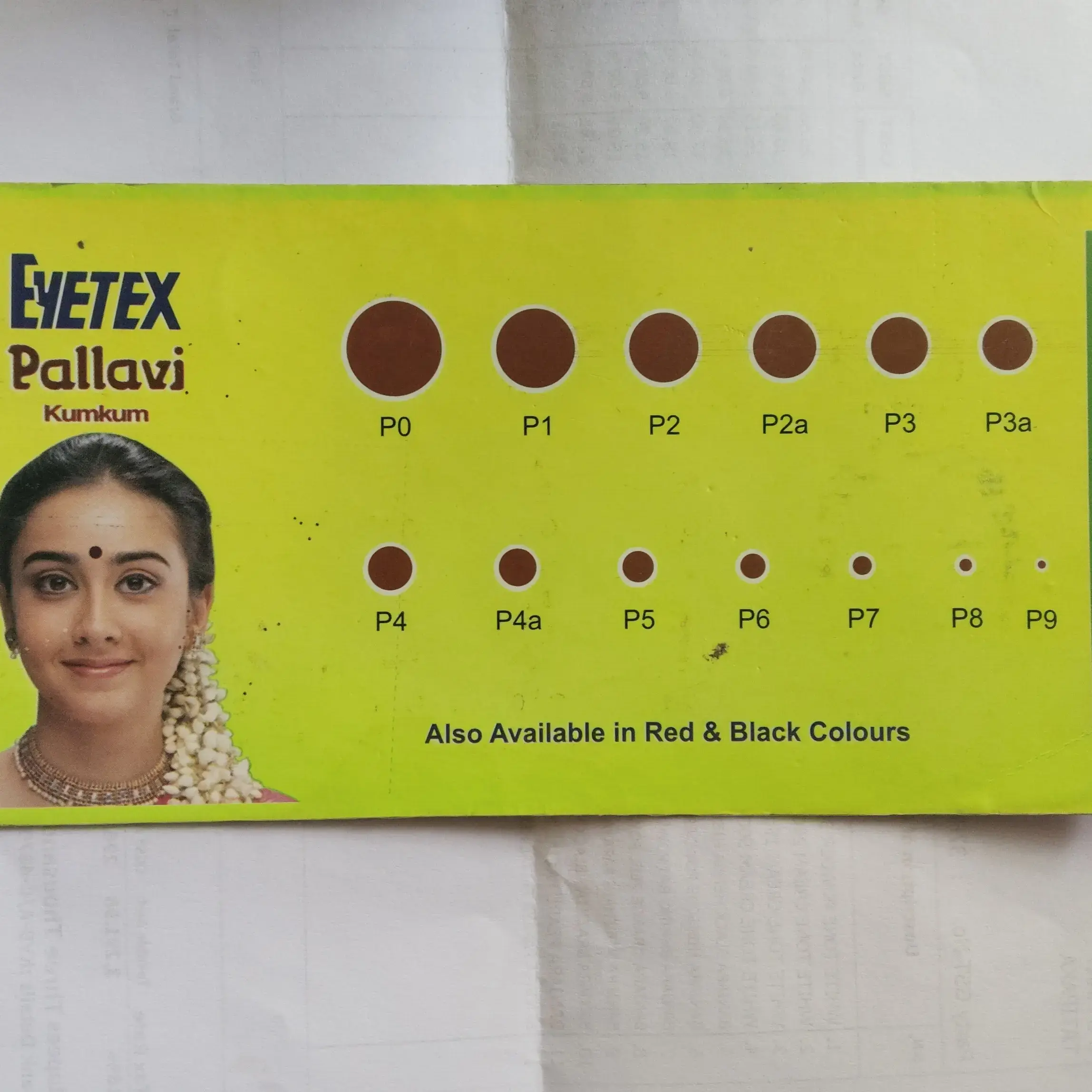 Eyetex Pallavi Sticker 15pc