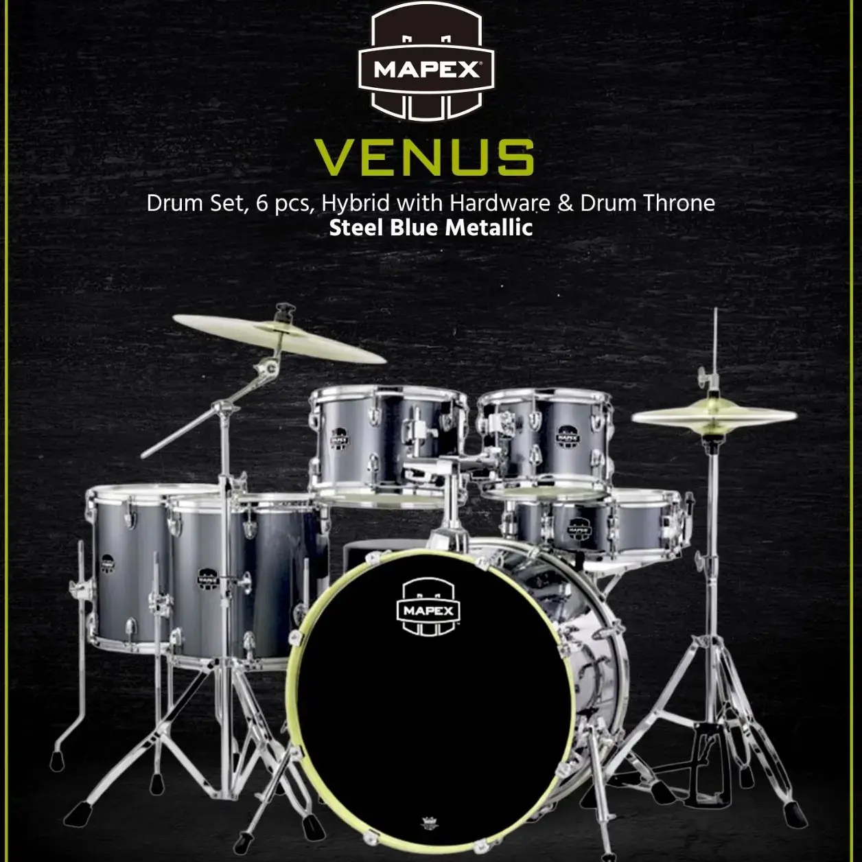Buy Mapex Venus 6 piece drums online at best price | Joyram