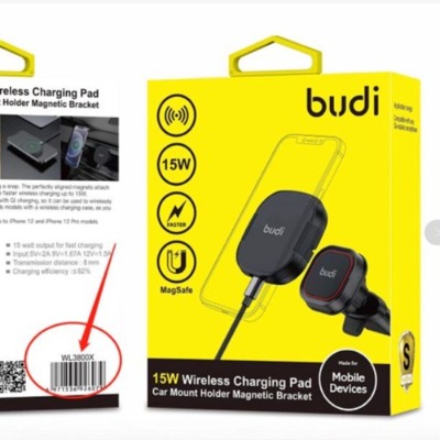 Budi Magsafe Wireless Charger for Car - 1
