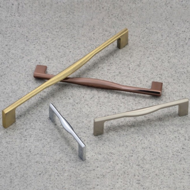 M-Platinum Passat Cabinet Handle with Satin ,C.P, Antique & Rose Gold Finish - 1