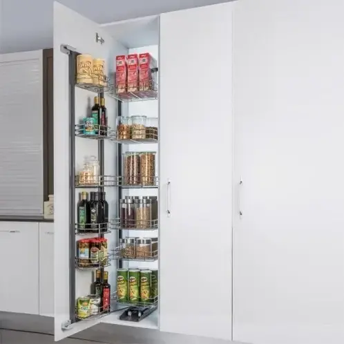 EBCO Kitchen Pantry Unit - Soft Close Mechanism & SS304 Basket Kitchen Pantry Unit - Soft Close Mechanism & SS304 Basket - 1