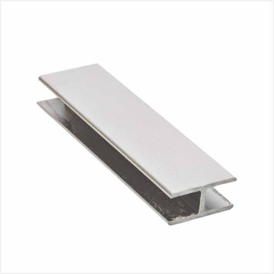 MH Groove PVC Skirting Silver & Black Finish with Connectors and Black PVC Legs Center Connector - 1